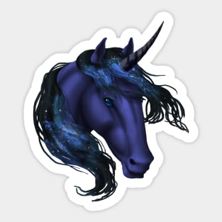 Unicorn Luna Sticker